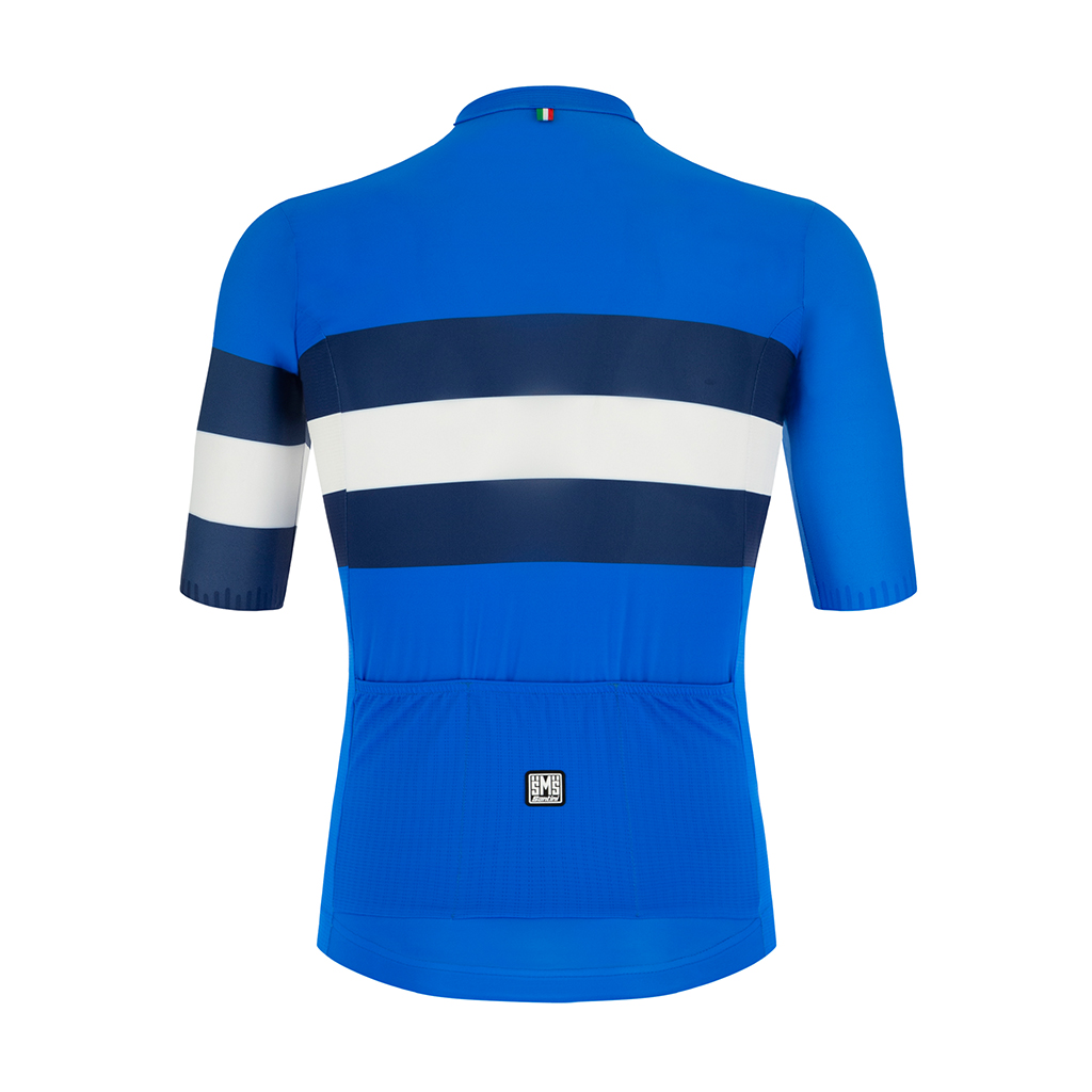 Santini Eco Sleek Bengal Jersey-Royal Blue